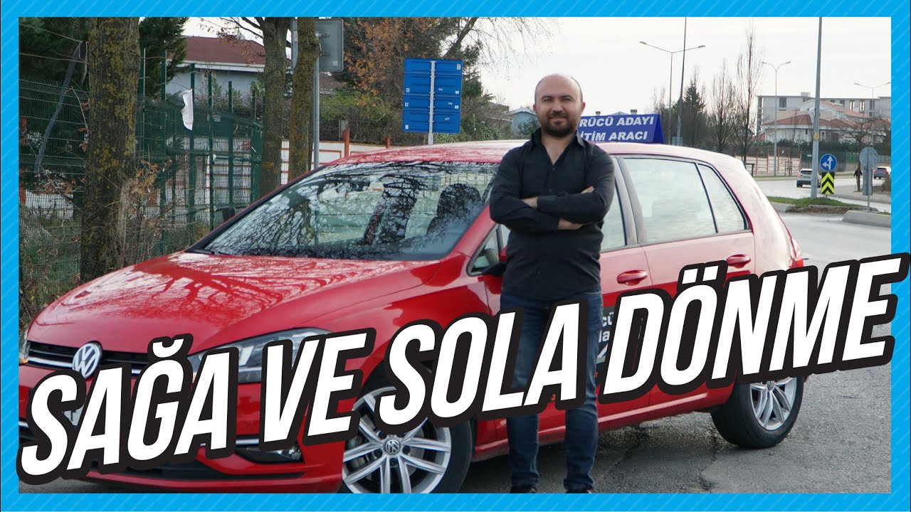 16.BÖLÜM-SAĞA VE SOLA DÖNÜŞLER (Direksiyon Dersi | Ehliyet Sınavı)
