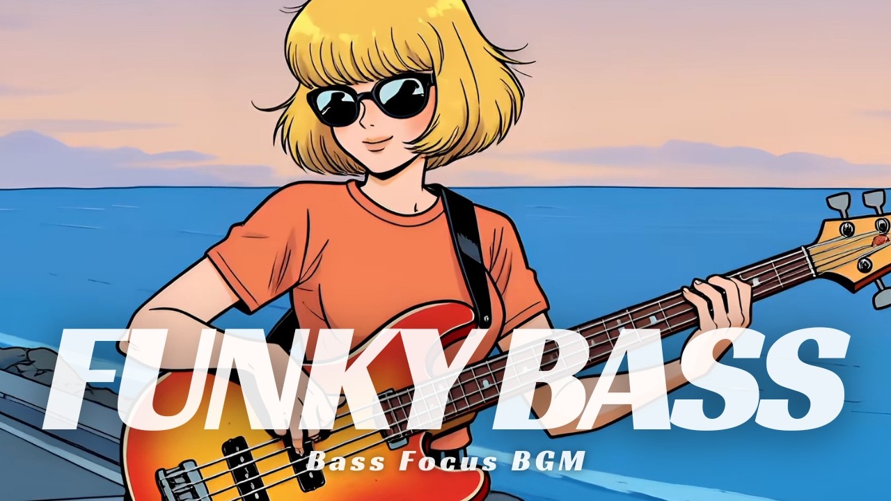 Twilight Groove Slap Bass BGM | Funk Bass for Work & Relax