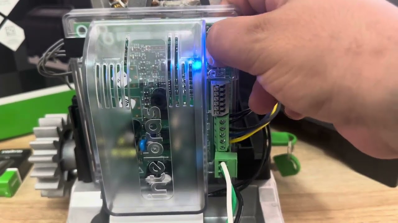 Programación de motor DR 600 AL de Intelbras