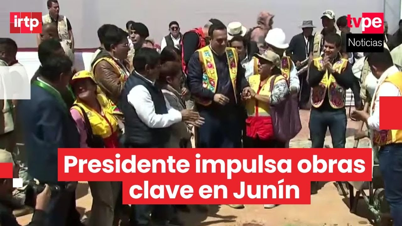 Presidente José Jerí da inicio a la construcción del puente Arequipa en Huancayo