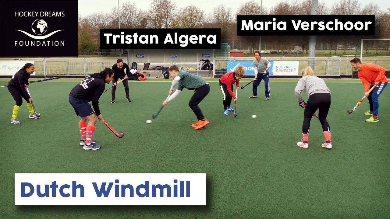Hockey Dreams Foundation training drill: The Dutch Windmill | Hockey Heroes TV