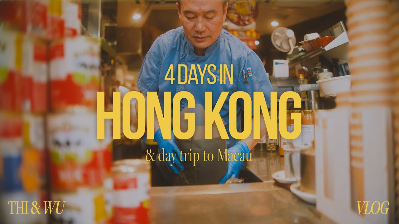 Thi's vlog – 4 days in Hong Kong during Mid Autumn Fest, Maks Noodle, Cha Chaan Teng, day trip Macau