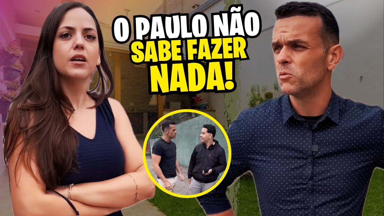 Meu marido não faz um serviço dentro casa , até pra consertar um chuveiro ele tem que chamar alguém!