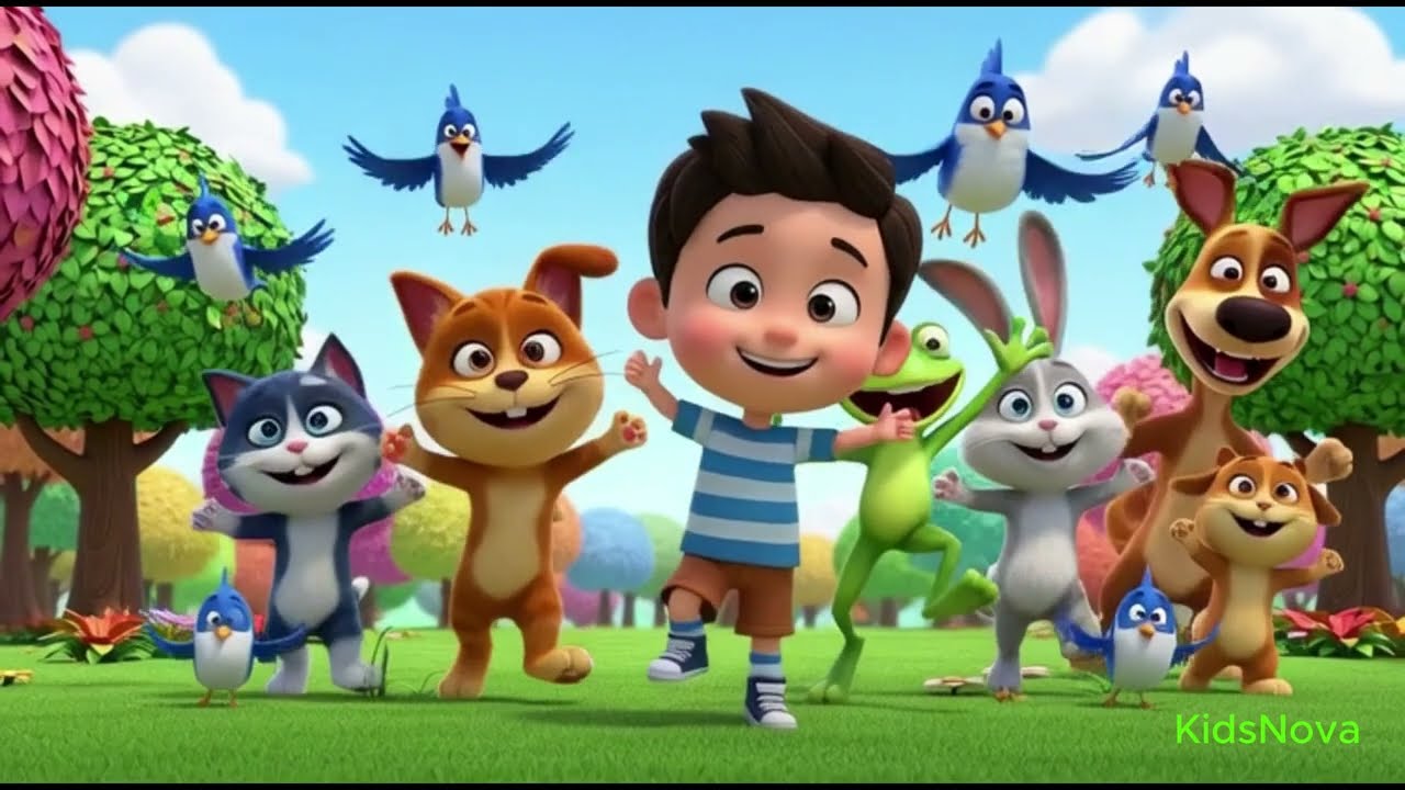 Les Animaux qui Chantent 🐶🐱🐸 | Chanson pour Enfants Joyeuse et Anim&eacute;e 🎶