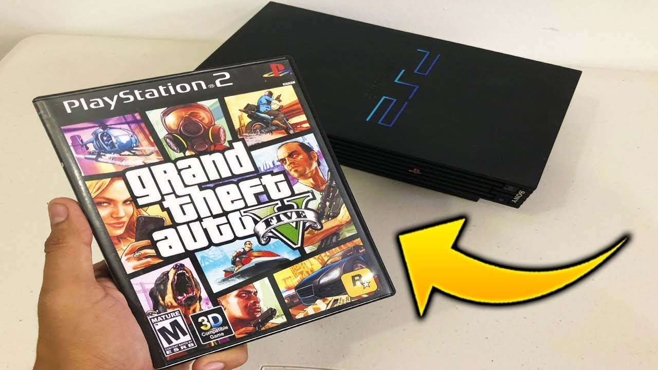 Jugando GTA 5 En PS2 😂 (Copia Pirata GTA)