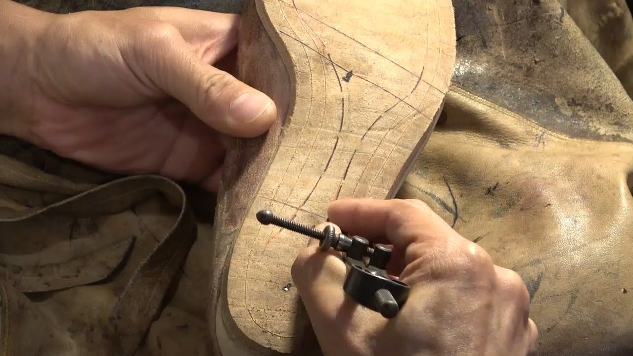 Shoe Making So Tsuchiya Bespokeshoes Insole making(中底加工) ASMR