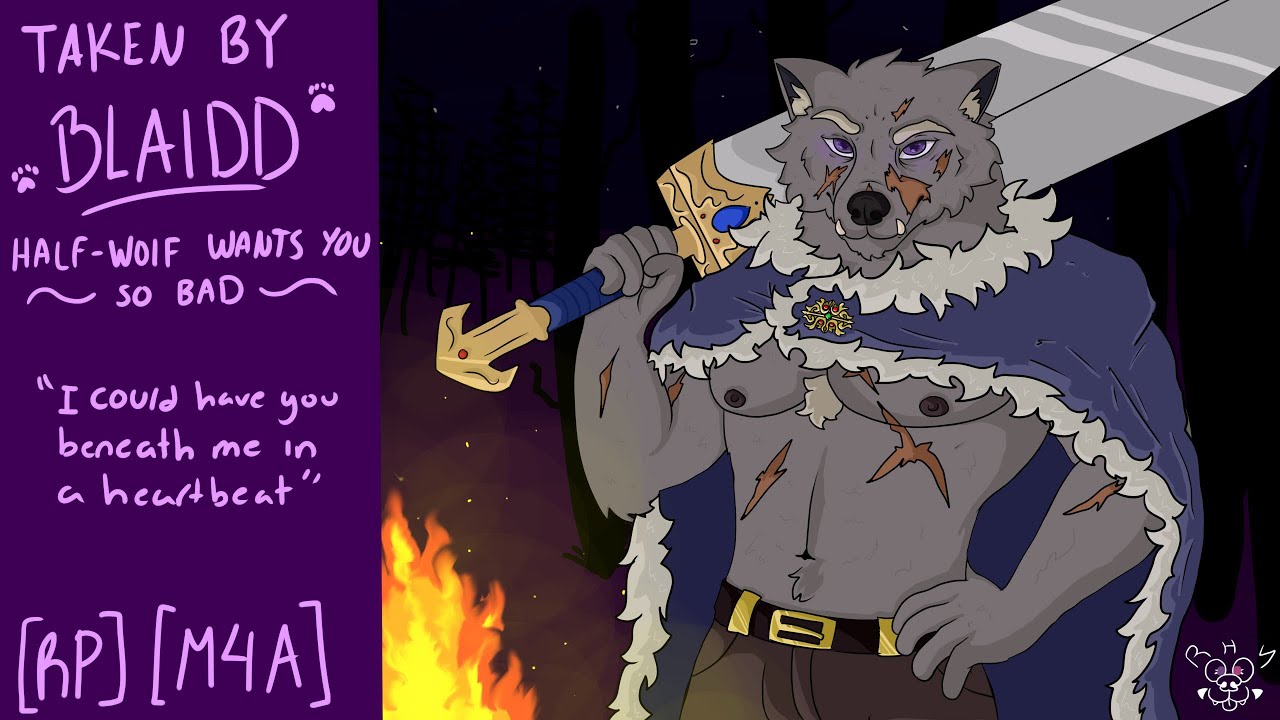 ASMR RP || Taken by Blaidd, Half-wolf wants you so bad [M4A] (comfort, cuddles, flirty, lovely)