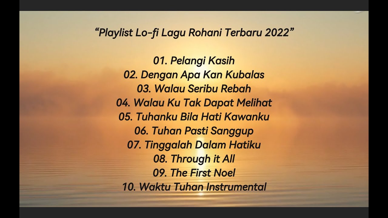 List Lagu Rohani terbaru 2022