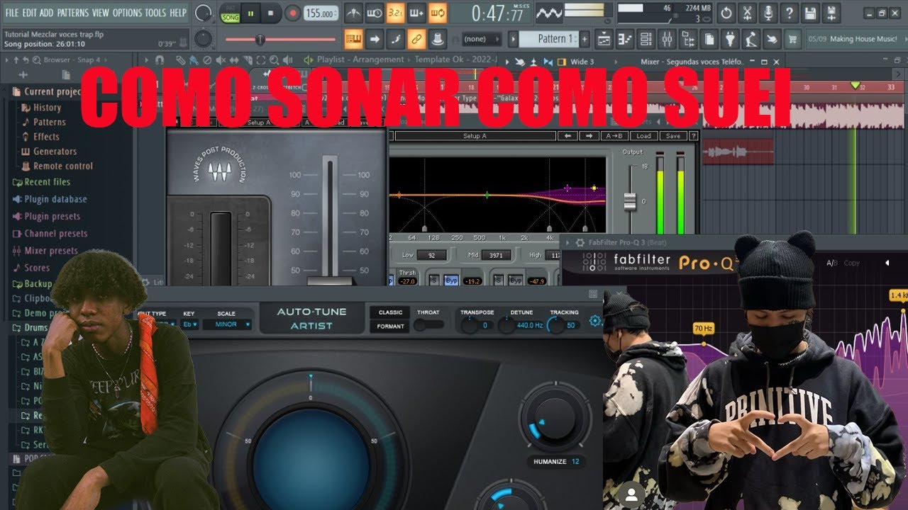 ✅MEZCLAR VOCES de Trap type SUEI | UNDERAIKI | KEOFF | PRESET Gratis FL Studio 20