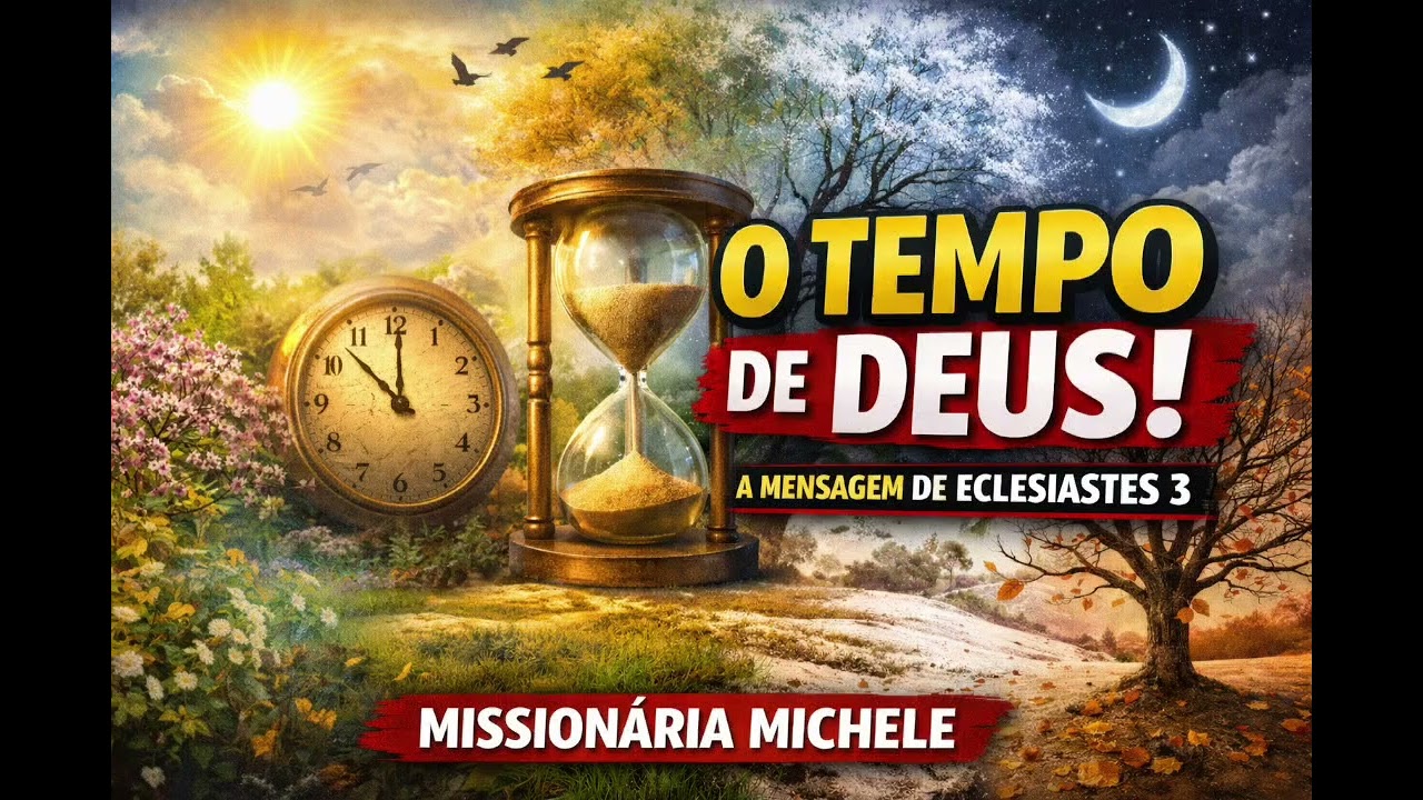 Deus quer falar contigo hj palavra extremamente forte missionária Michele eclesiastes 3 