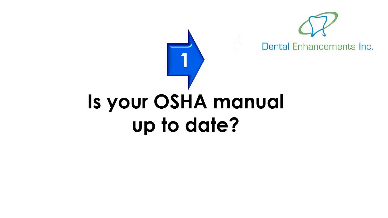 Osha regulations for dental offices 2019