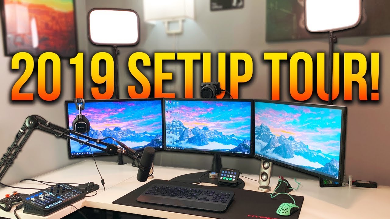 My 2019 Gaming Setup Tour!