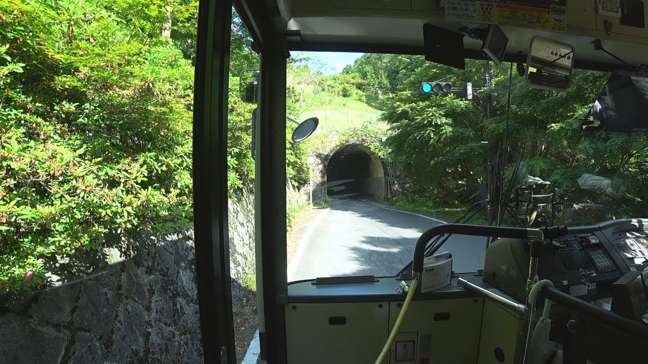 【前面展望】清滝～嵐山【京都バス 94系統】