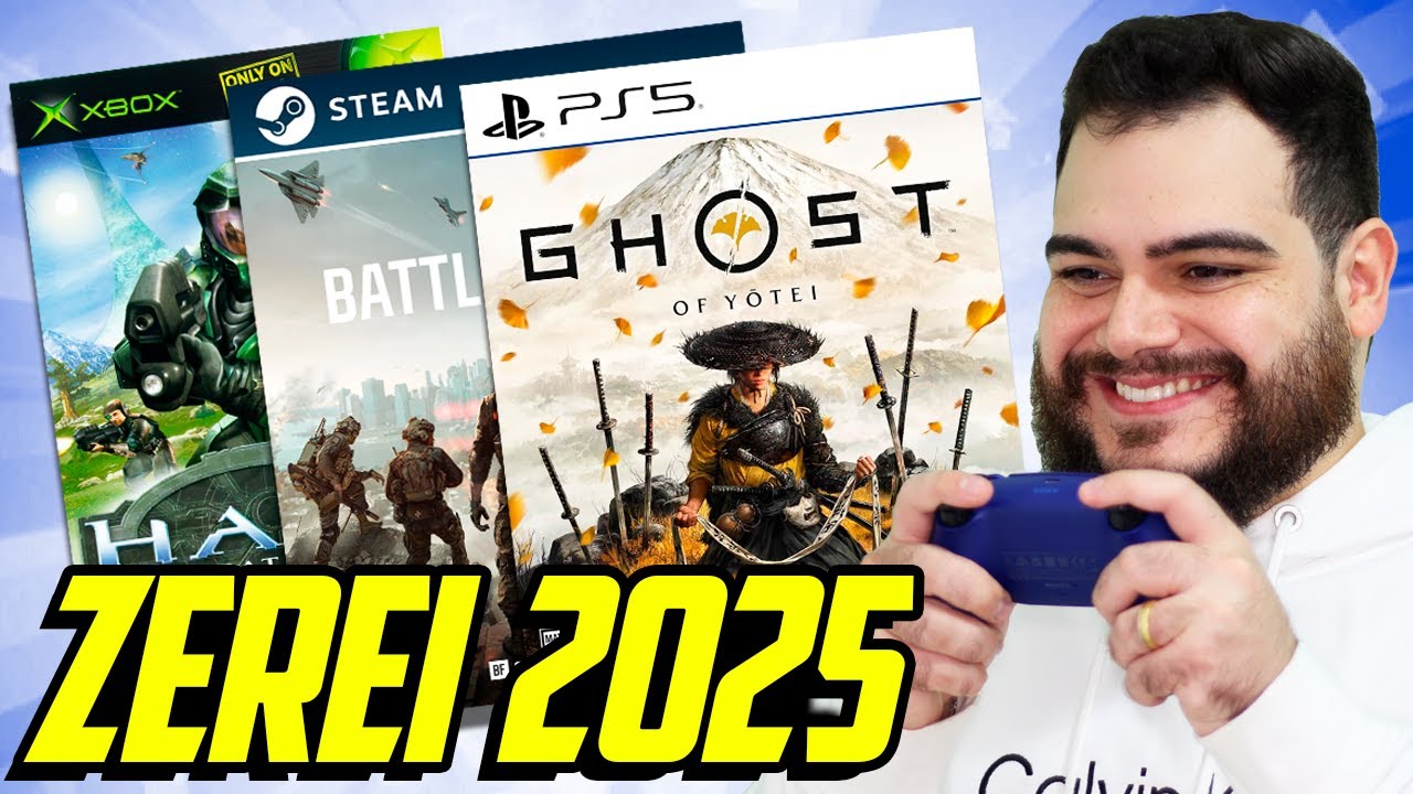 TODOS os JOGOS que EU ZEREI em 2025! - Sidão Do Game