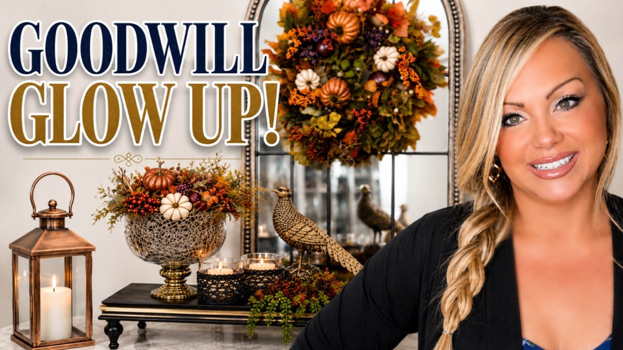 🍂Превратила 3 находки из Goodwill в элитный осенний декор! ⭐️⭐️⭐️⭐️⭐️