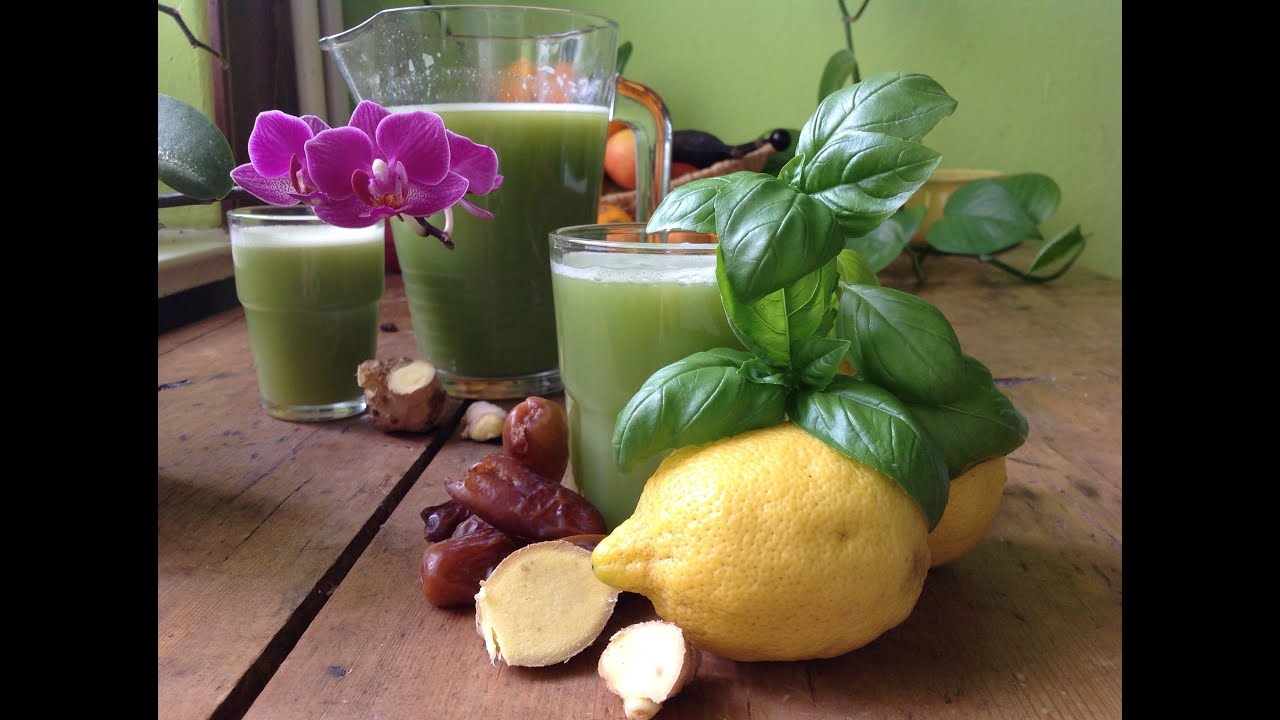 Ingwer-Basilikum-Limonade ~ Verfeinertes Rezept