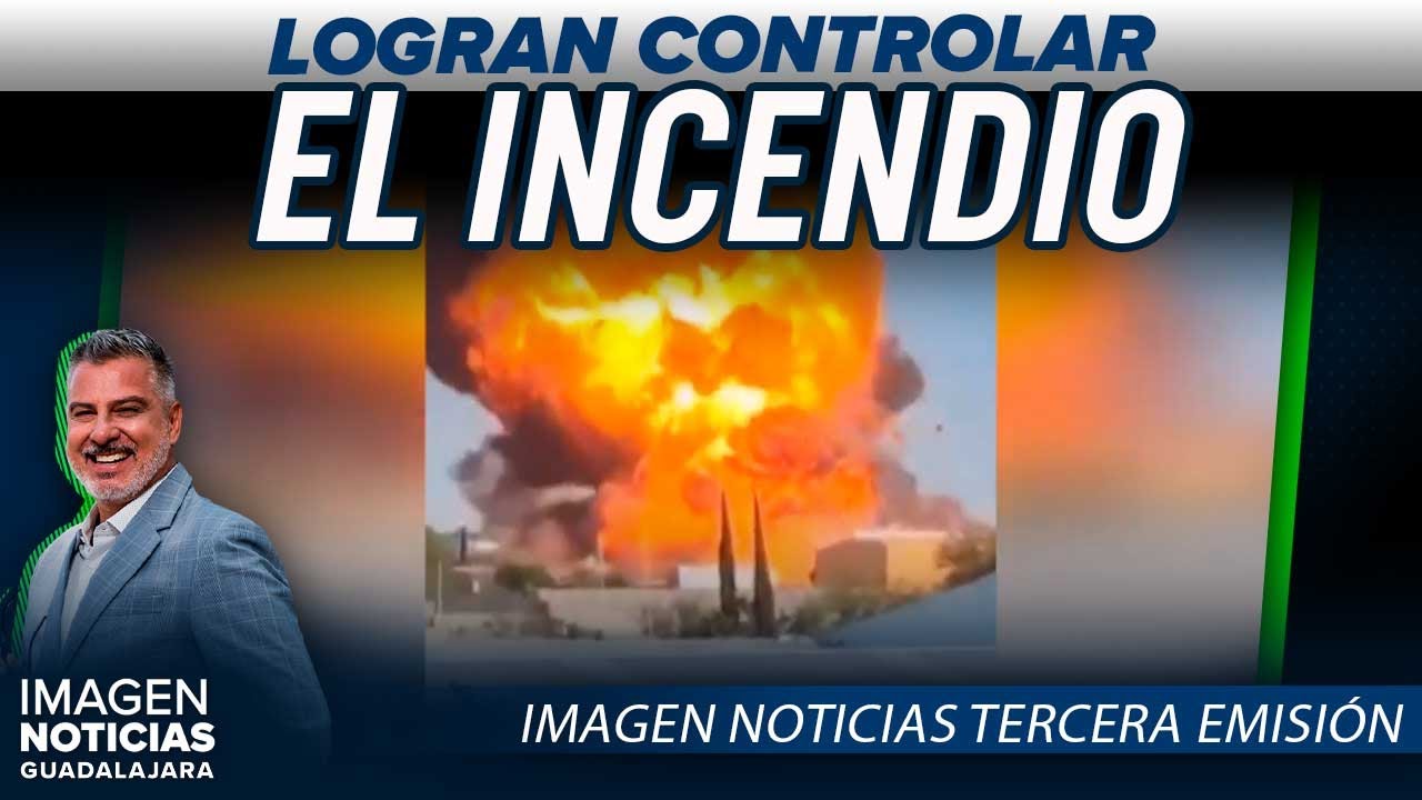 Caos y daños por incendio y explosión en fábrica de Guadalajara | Noticias GDL con Rey Suárez