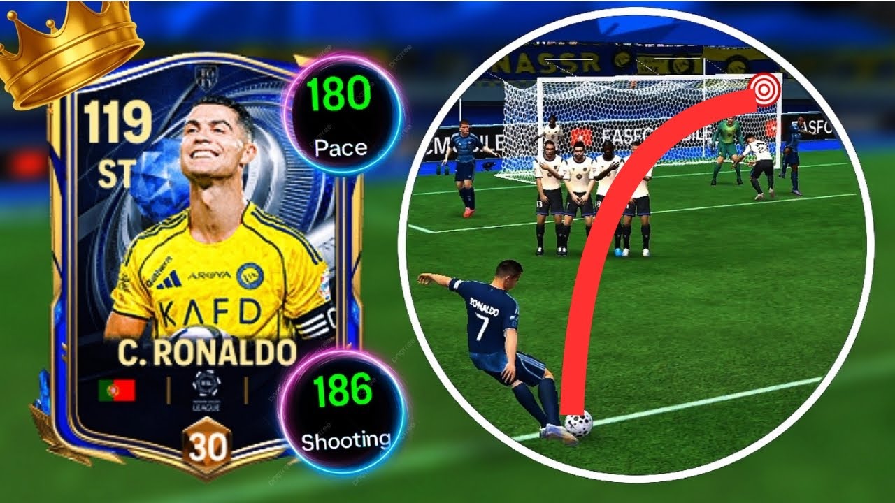 114 OVR C.RONALDO REVIEW 🔥 | POACHER CARD ☠️🔥 | FC MOBILE REVIEW ❤‍🔥