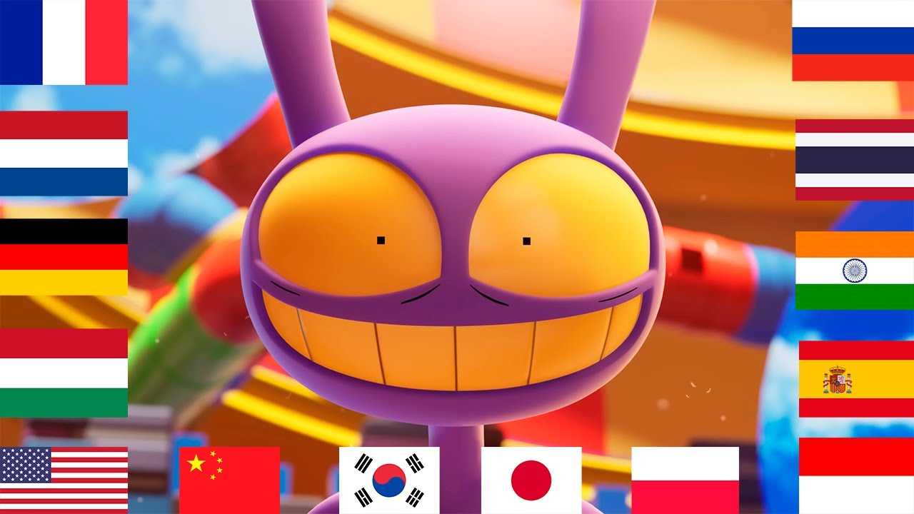 Jax's breakdown in different languages | The Amazing Digital Circus | Episode 6