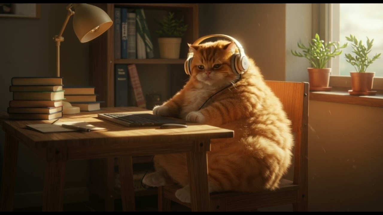 Lofi Cat Morning Vibes: Soft Lofi Music to Relax and Stay Focused