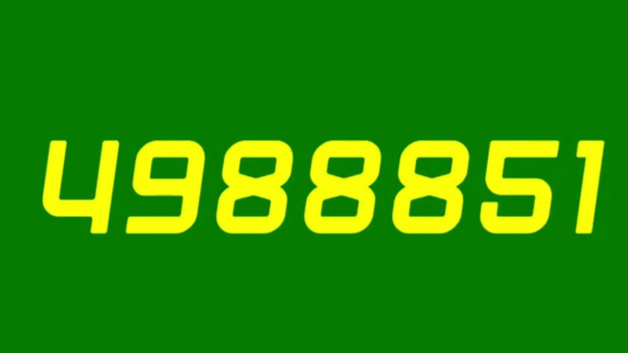 Numbers One to Ten Million