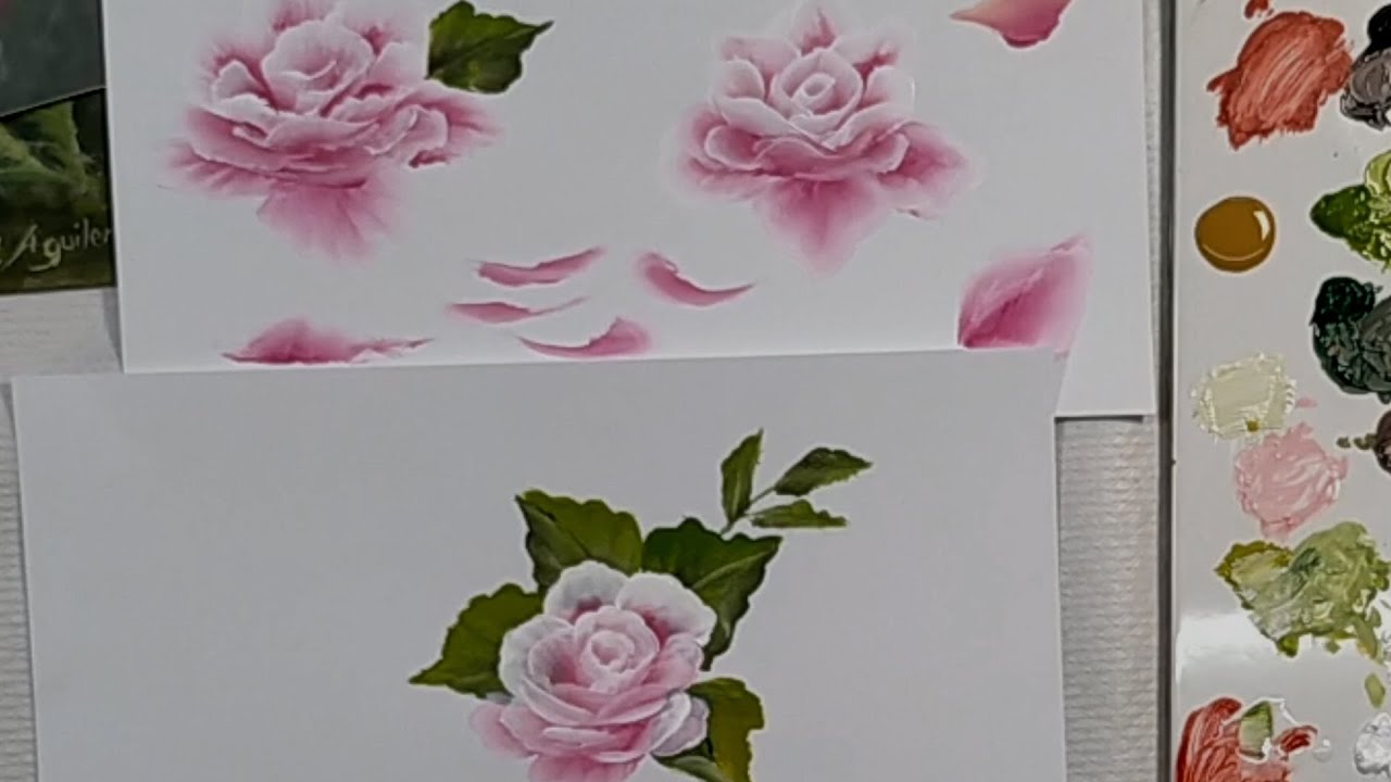 Como pintar flores,    una clase online de pintura