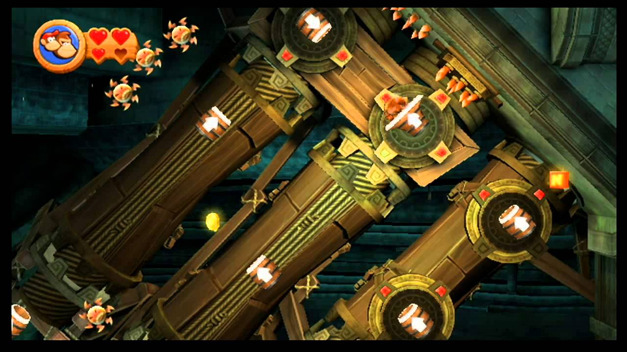 Donkey Kong Country Returns 100% Walkthrough (World 3) Missing Puzzle Pieces