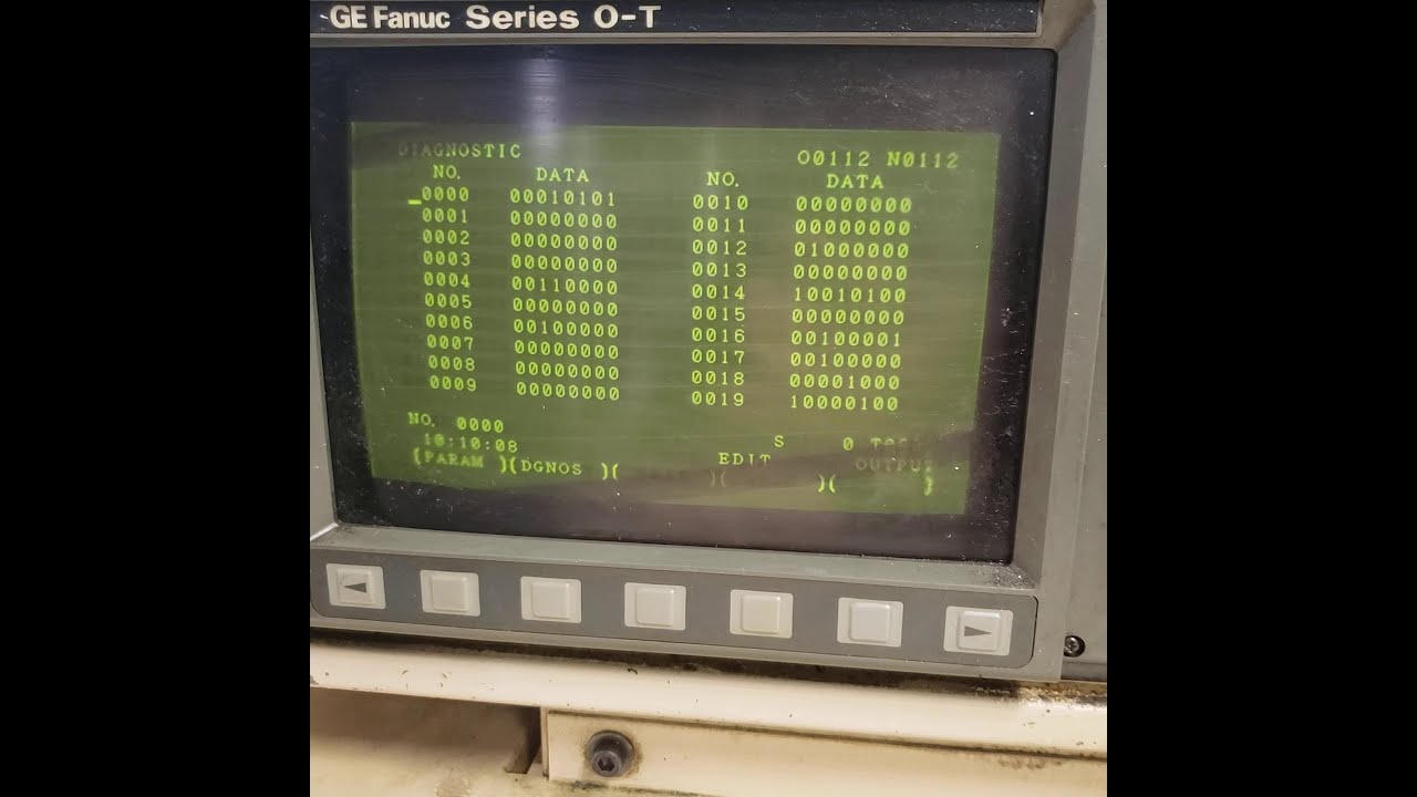 Backup saving parameters on a Fanuc 0-TC control, Miyano CNC Lathe, CNC Digital, Inc.