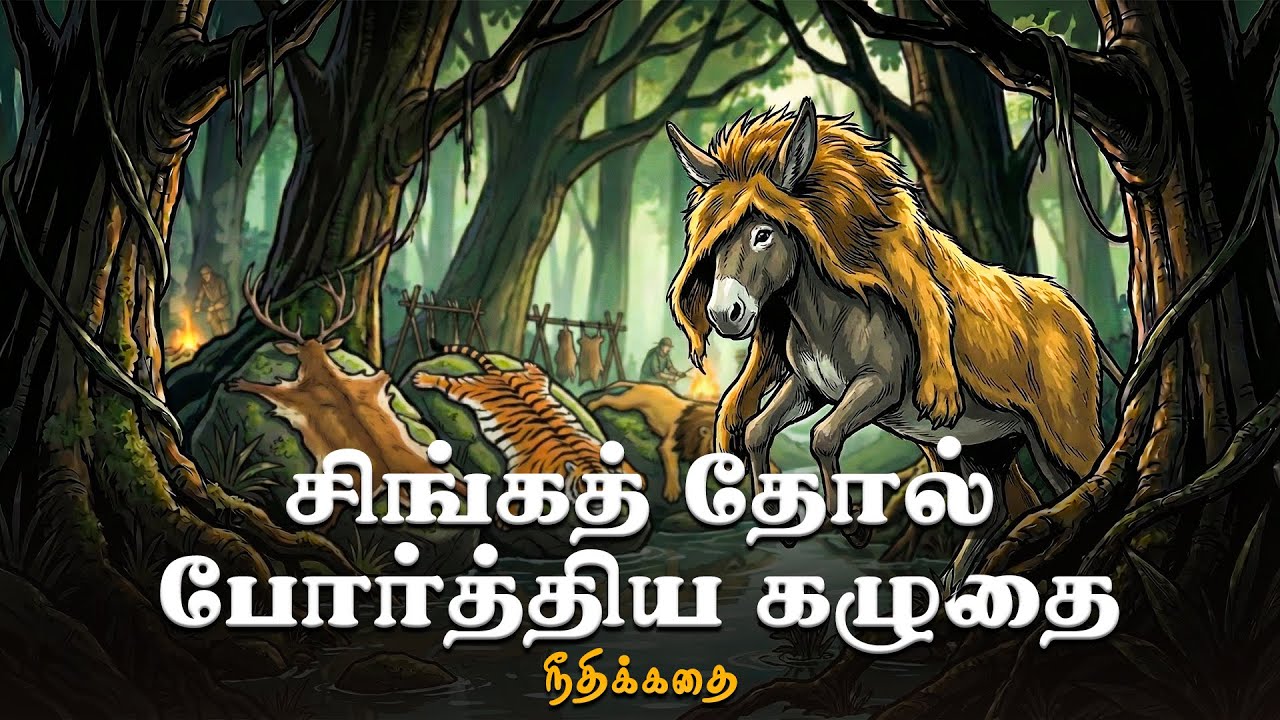 சிங்கம் தோல் போர்த்திய கழுதை | நாம் நாமாக இருக்கும் போதுதான் மதிப்படுகிறோம் | Neethi Kathaigal