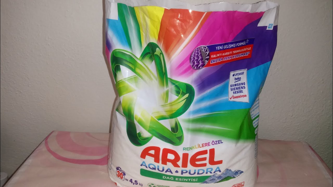 Washing Bedding with 🌿Ariel Color Mountain Spring Powder Detergent & 🌹Ruby Jasmine Softener