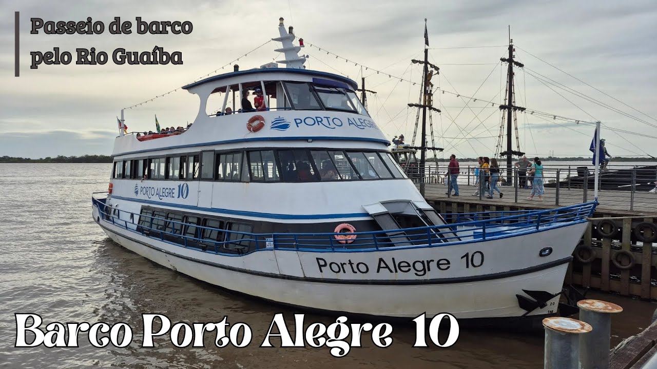BARCO PORTO ALEGRE 10 | Um emocionante passeio de barco pelo Lago Guaíba!
