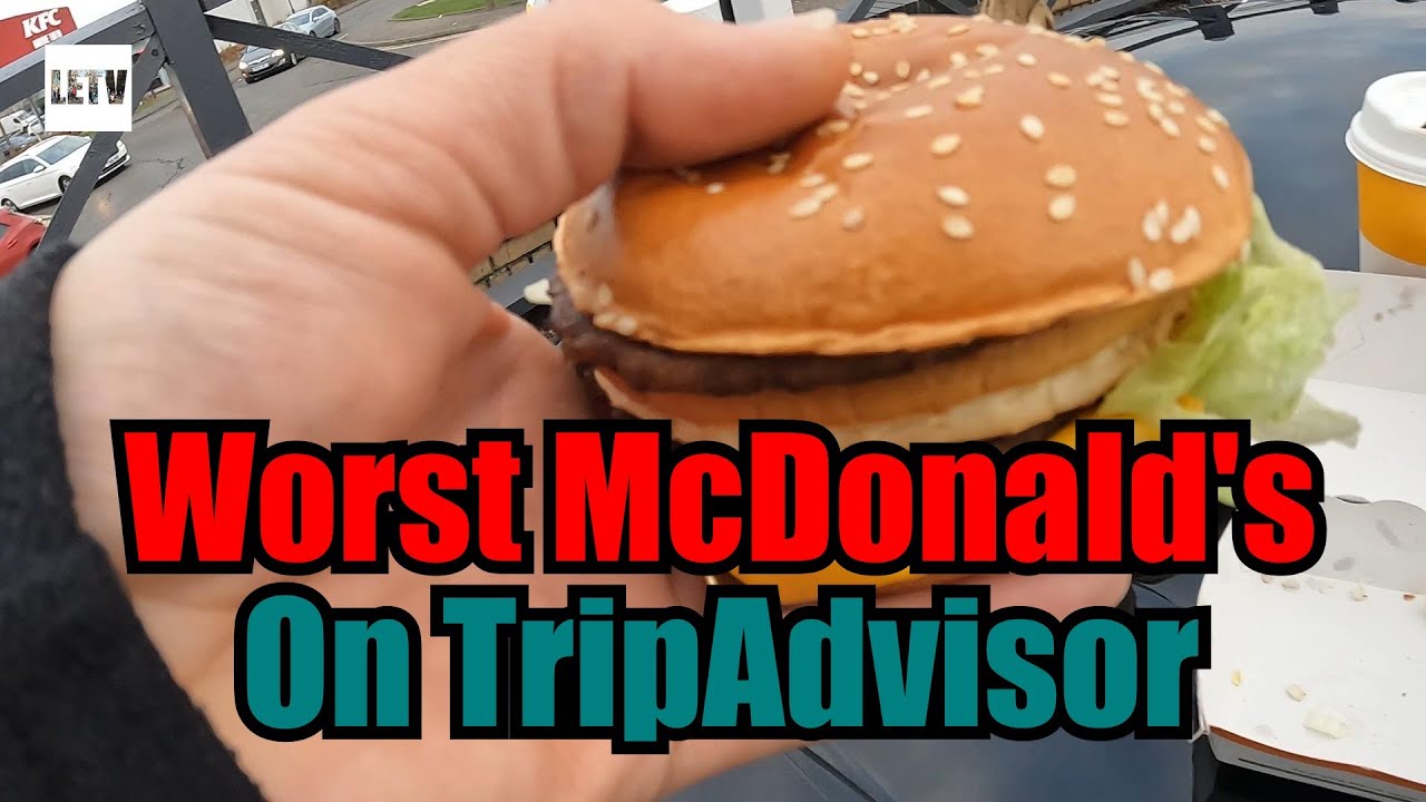Is this really the Worst Rated McDonald's in Edinburgh? as TripAdvisor, Fort Kinnaird, Scotland.
