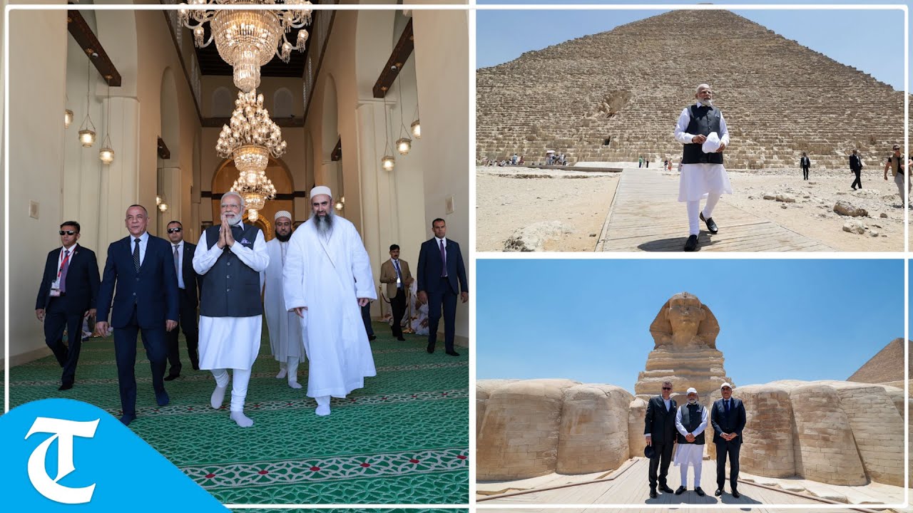 Special moments from PM Modi's Egypt visit