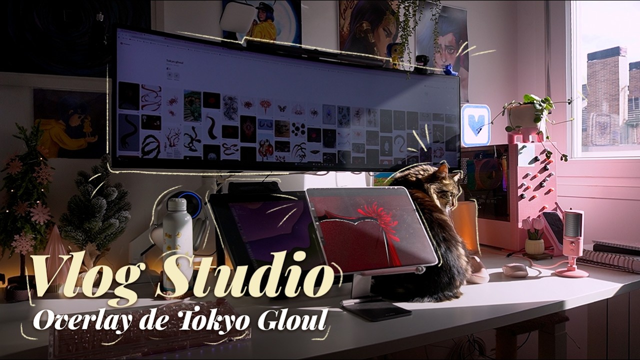 Vlog Studio | Decoraci&oacute;n de navidad con impresi&oacute;n 3D | Overlay de Tokyo Ghoul