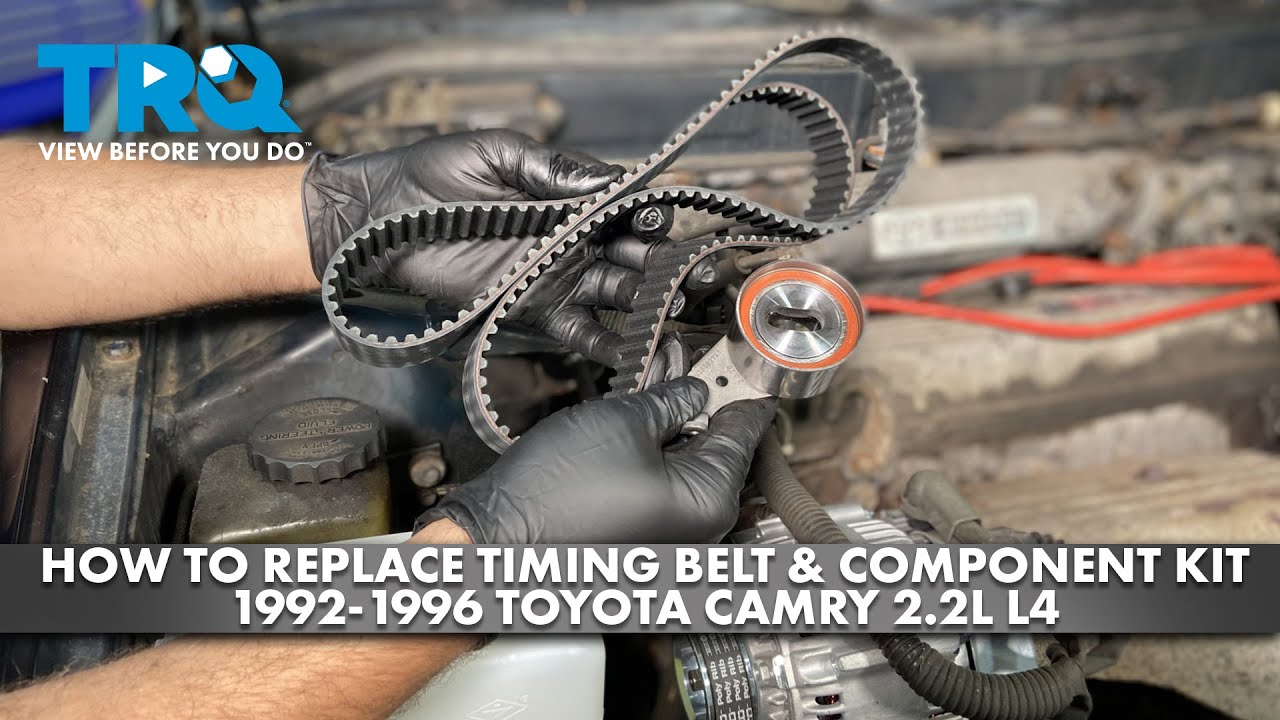 How to Replace Timing Belt and Component Kit 1992-1996 Toyota Camry 2.2L L4
