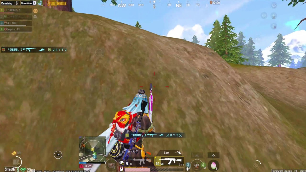 Enjoy Live🐓PUBG Mobile Livik 🐓Rush Game Play🐓Smooth 120 fps❤️PC Emulator💕