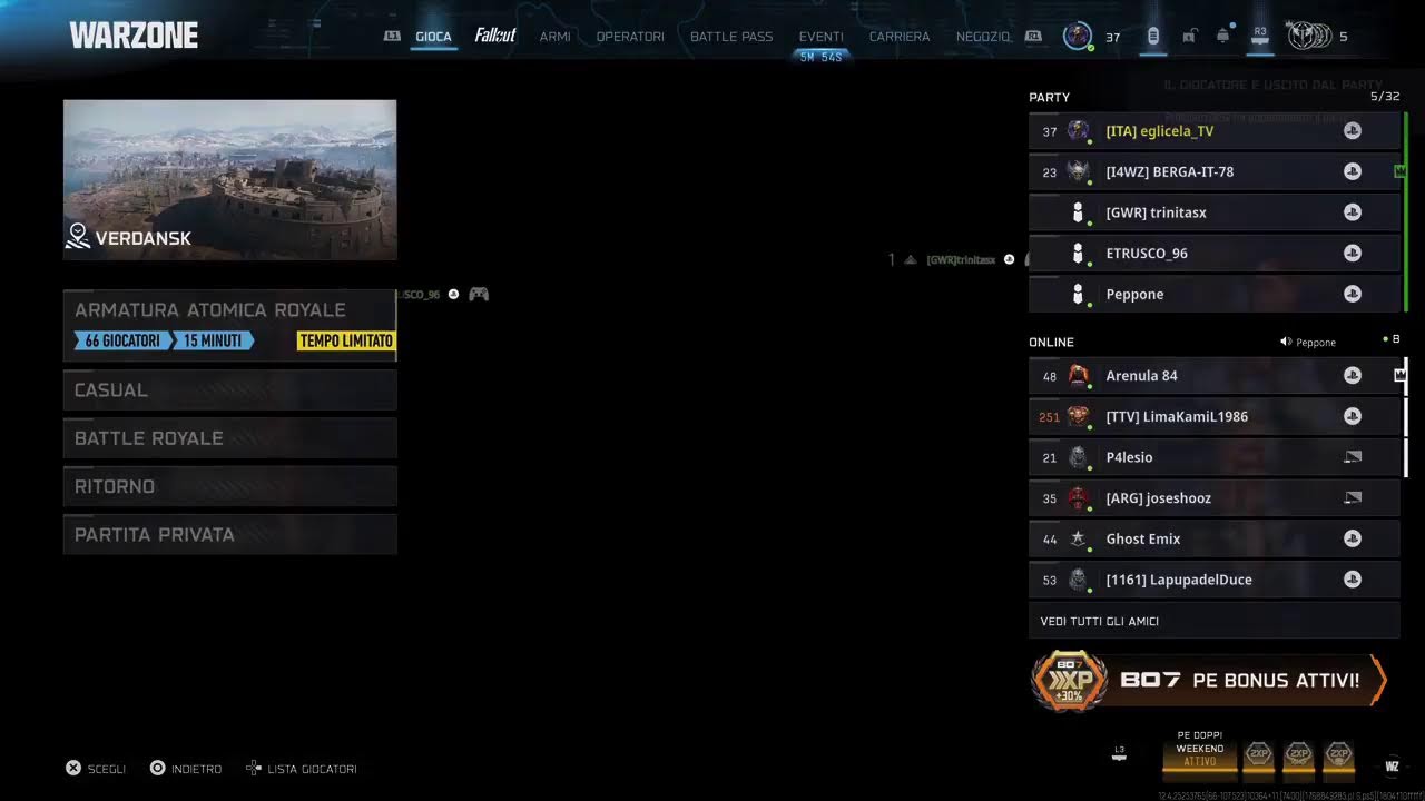 🔴🇦🇱CALL OF DUTY B7 WARZONE🇮🇹 INSIEME A VOI RAGGIUNGIAMO I 83/100
