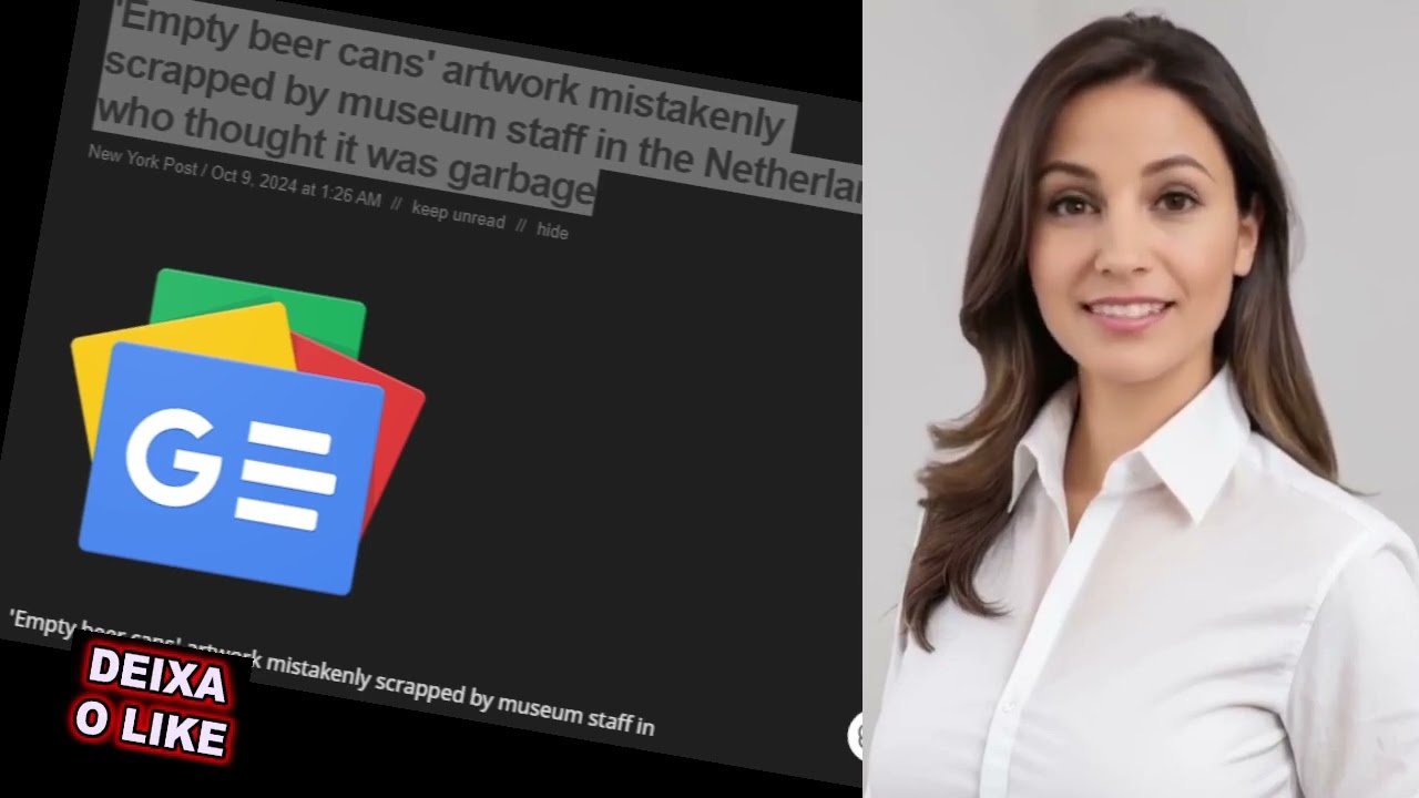 ❗ Museum staff mistakenly dispose of empty beer cans art confusing it with garbage in a surprising t