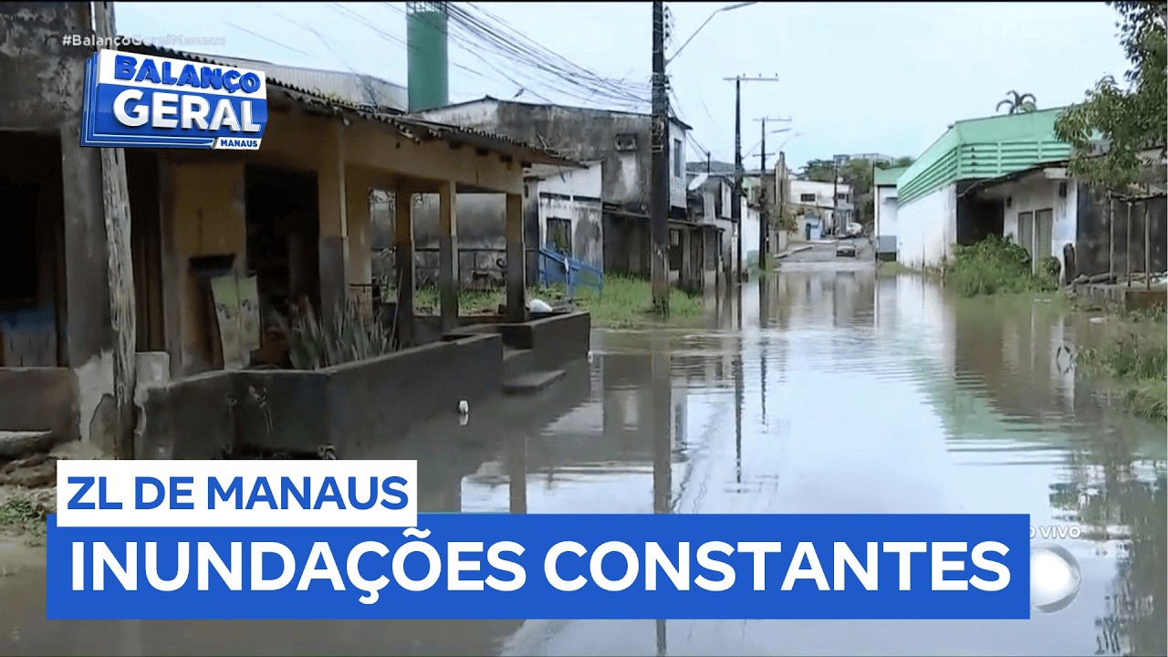 Defesa Civil emite alerta para riscos de deslizamentos em áreas vulneráveis de Manaus (AM)