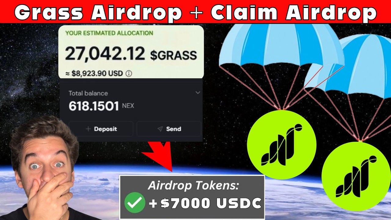 Заберите аирдроп + Grass Airdrop &mdash; СДЕЛАЙТЕ ЭТО СЕЙЧАС