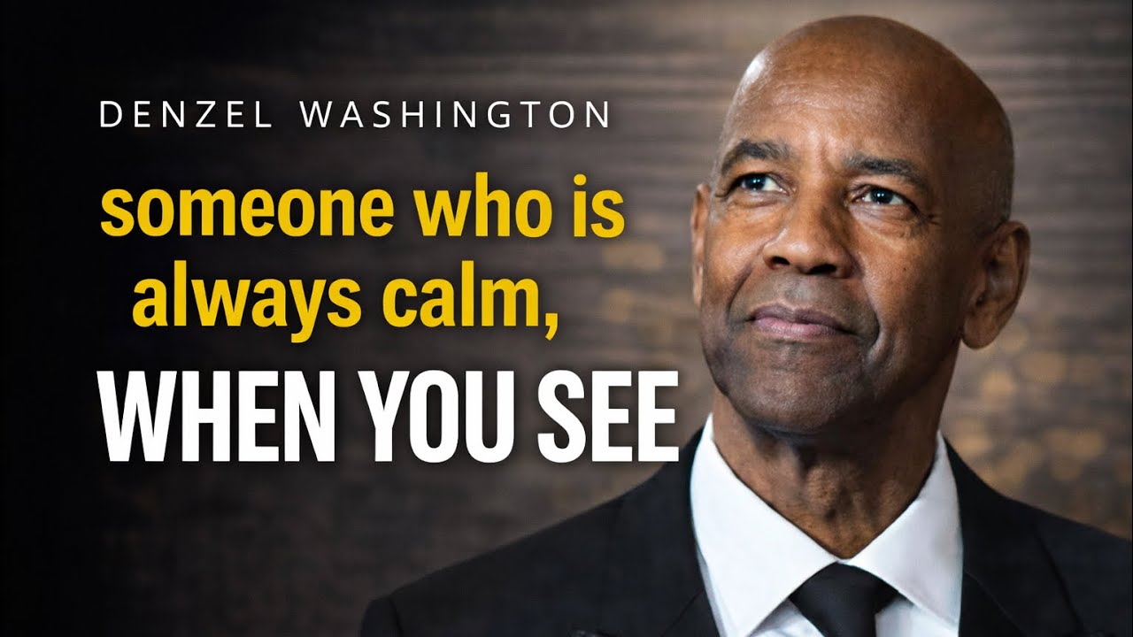 When You See Someone who is Always Calm, #danzelwashington #motivation #motivationalspeech #speech 