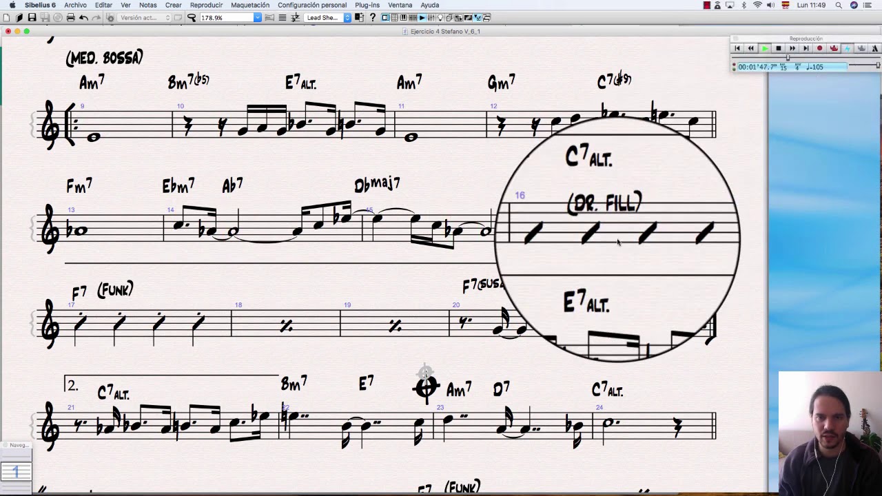Sibelius 6 - Signos de Repetici&oacute;n y DalSegno al Coda