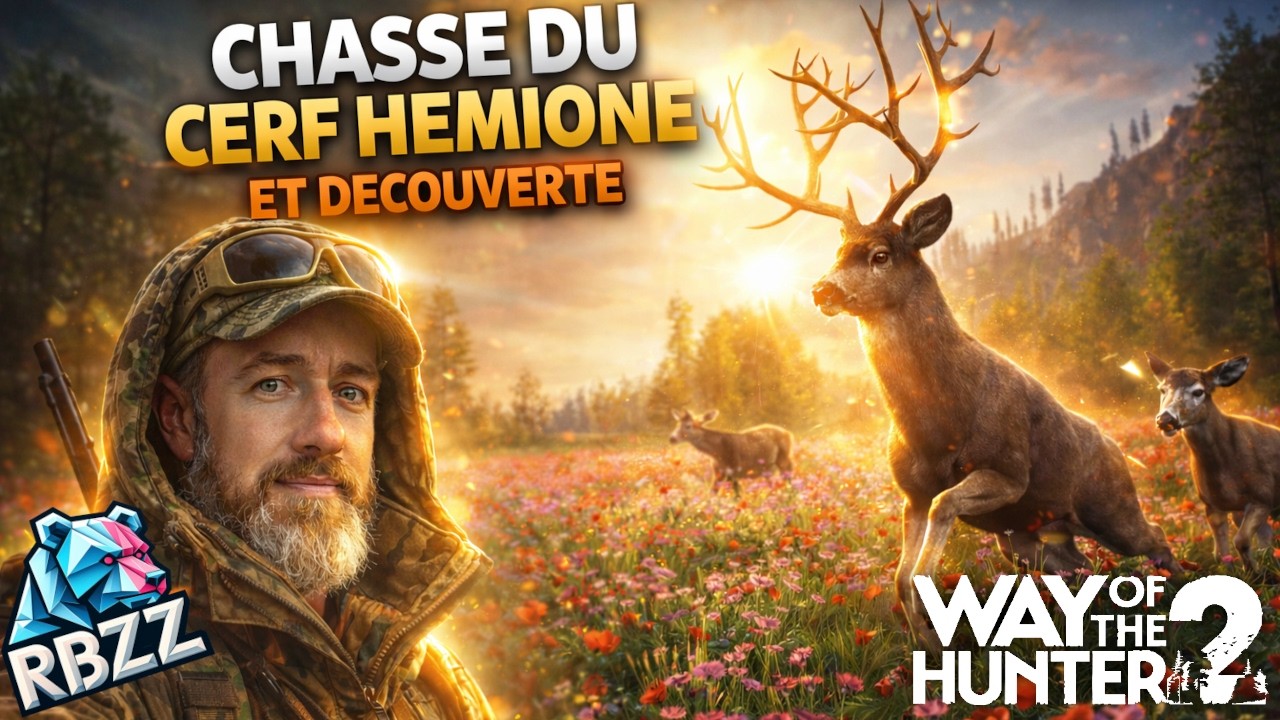 CHASSE DU CERF HEMIONE ET DECOUVERTE DE WAY OF THE HUNTER