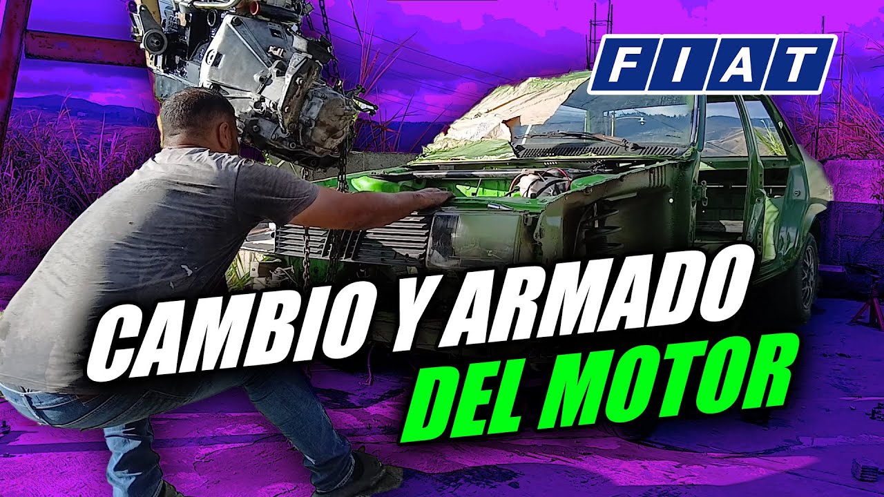 ✔ ARMO Y CAMBIO EL NUEVO MOTOR | proyecto FIAT REGATTA | motor LANCIA Bialvero