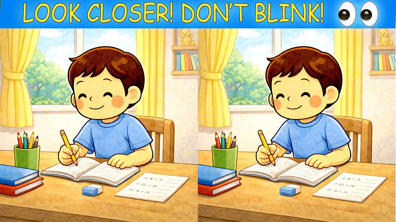 Spot 3 Difference | LOOK CLOSER! DON’T BLINK!