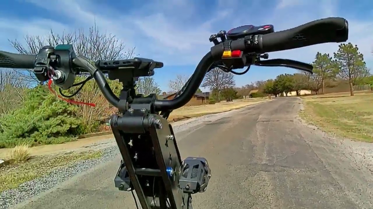 25 mile county ride with hyper scooter and Honda ruckus