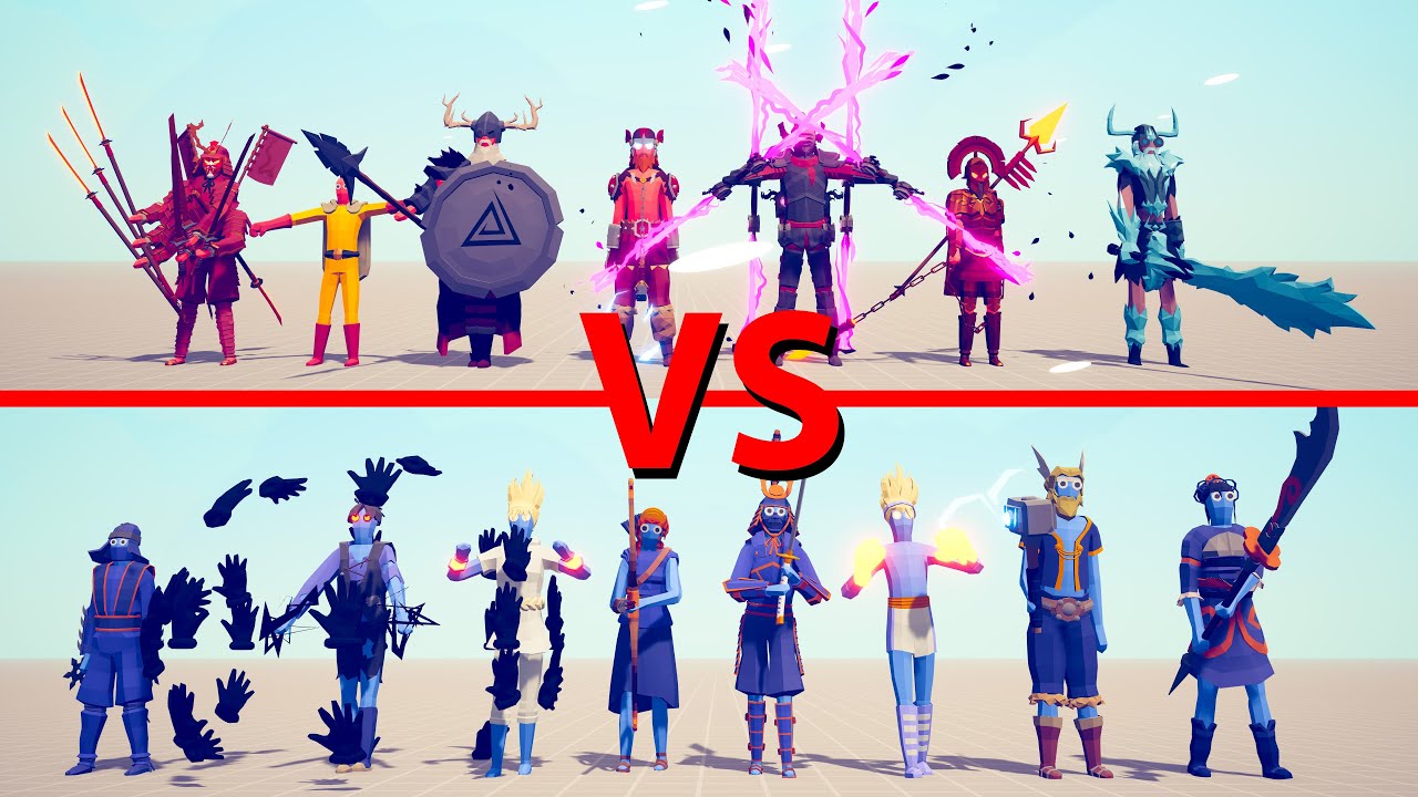 HIDDEN Team vs LEGACY & SECRET Team - Totally Accurate Battle Simulator TABS