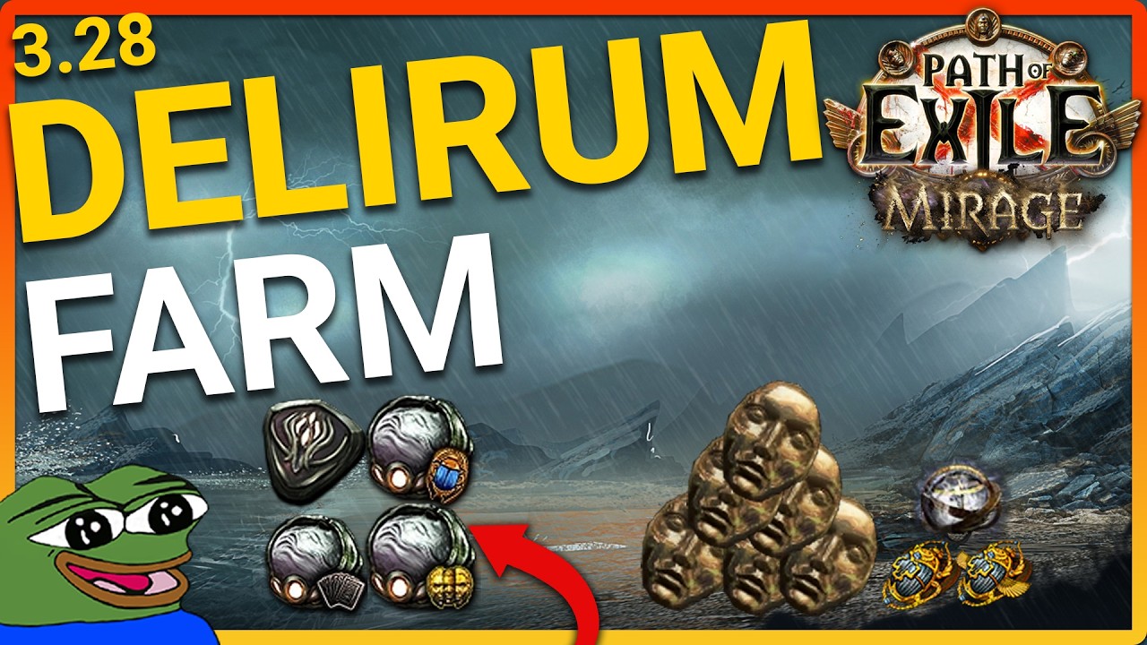 PoE 3.28 | Delirium Farm on Strand | Path of Exile 3.28 Mirage