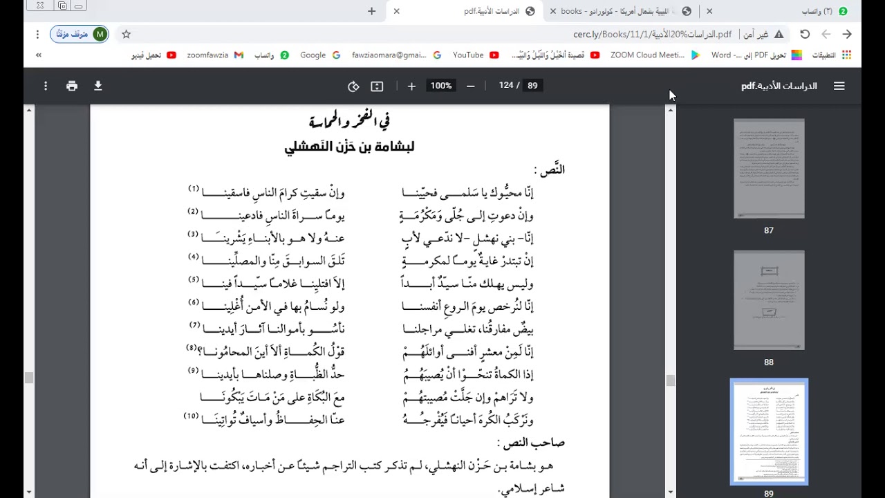 الفخر والحماسة