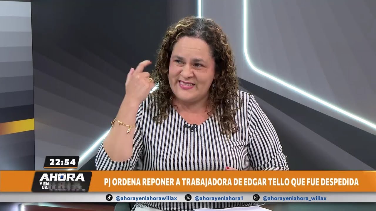 Ahora y en la Hora - FEB 05 - 2/2 - PJ ORDENA REPONER A TRABAJADORA | Willax